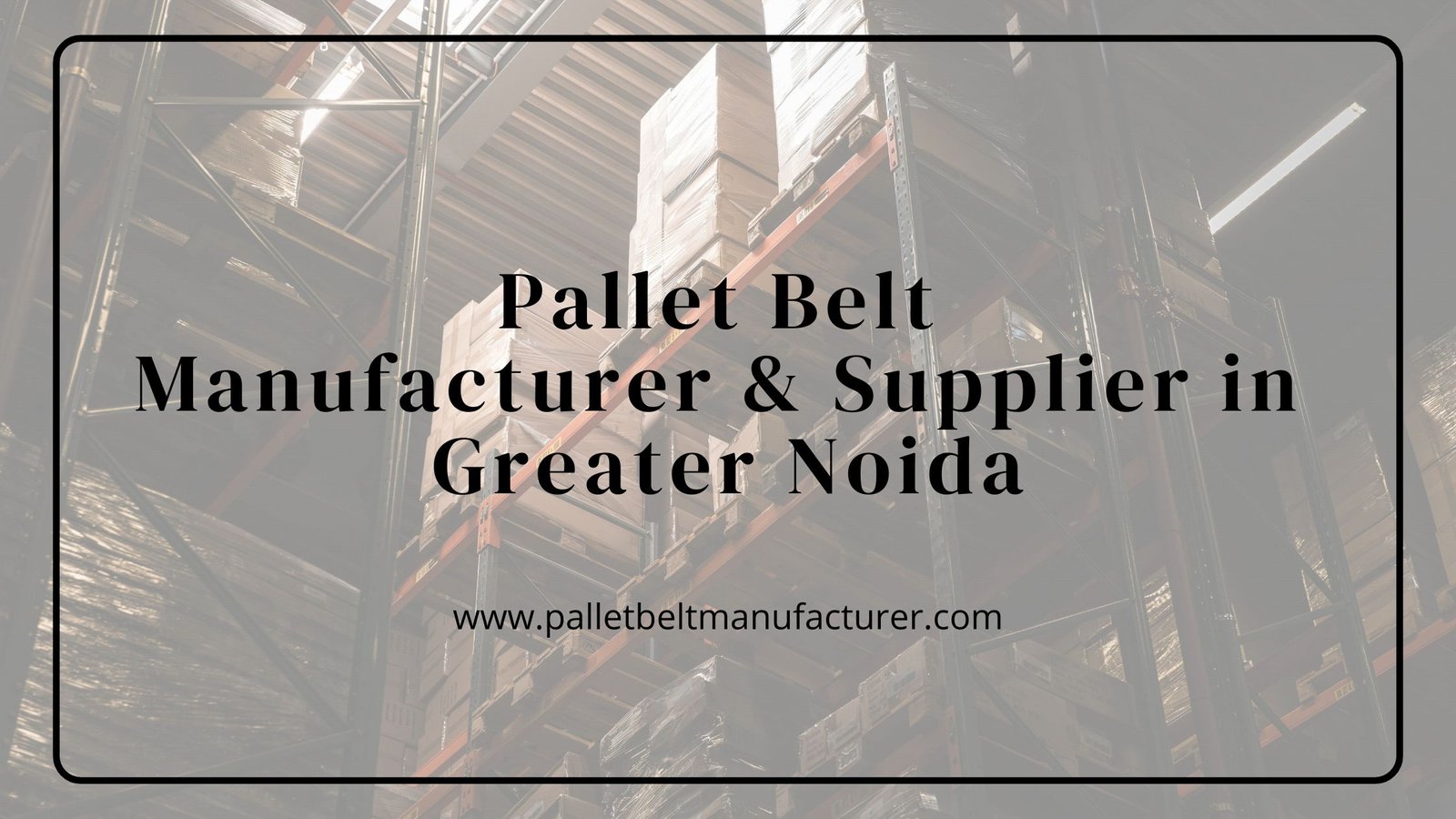 D Pack Company – Leading Pallet Belt Manufacturer in Greater Noida