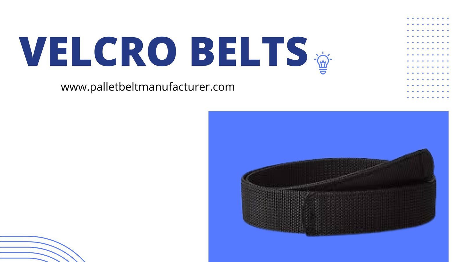 Velcro Bag by Pallet Belt in Delhi