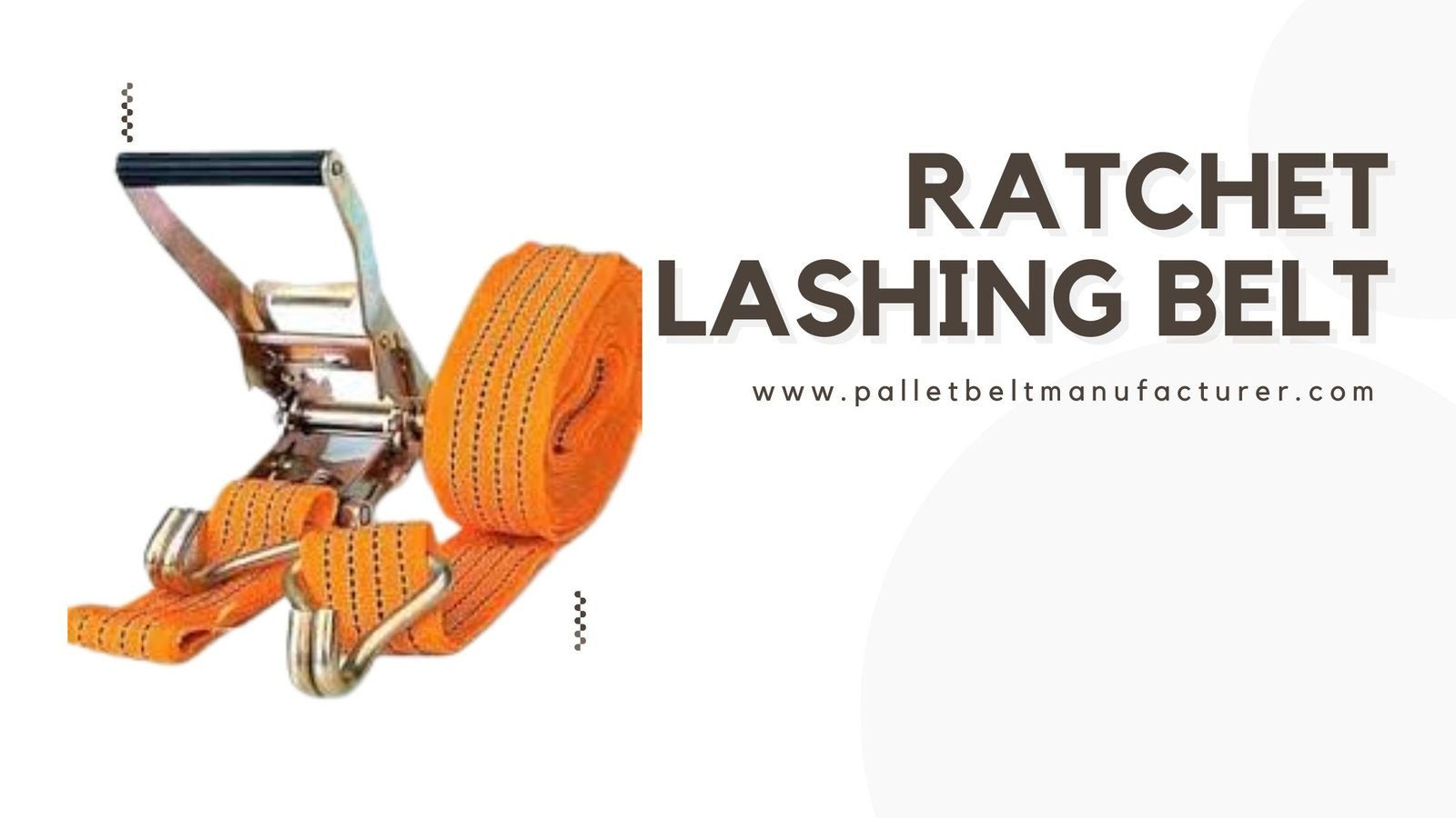Ratchet Lashing Belt By Pallet Belt, Pallet Belt